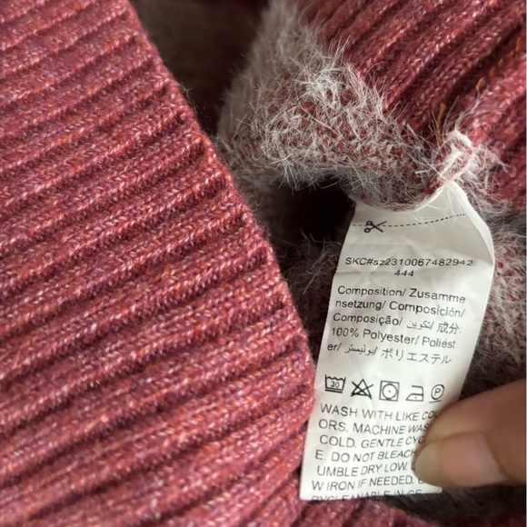 Floral Pink Cardigan Sweater in size small - Picture 5 of 5